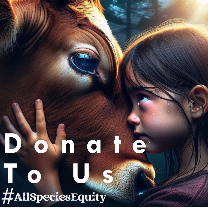 All Species Equity Campaign donation banner, animal rights advocacy, plant-based lifestyle, educational resources, community outreach, sustainable future, animal welfare, campaign activities, advocacy efforts, donations, green movement, support services, #AllSpeciesEquity