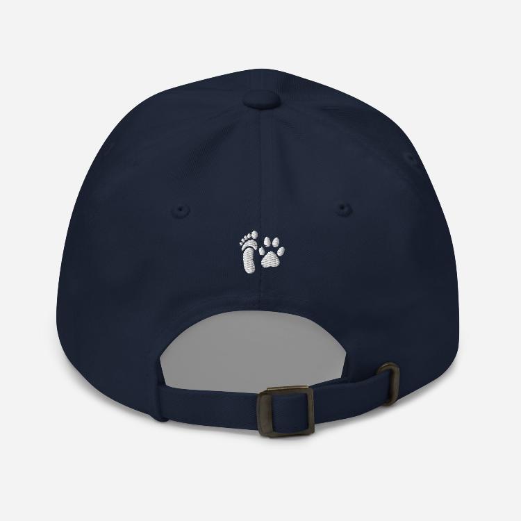 Dad hat featuring #WearYourSupport embroidery and animal paw design