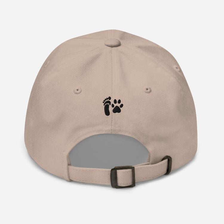 Dad hat with #WearYourSupport embroidery and unity symbol on back