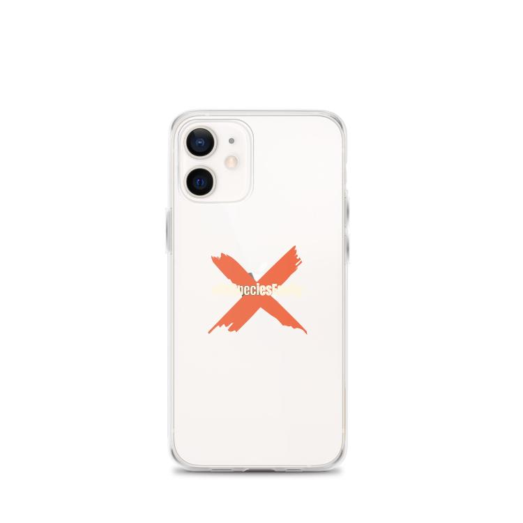 Clear iPhone case, All Species Equity, animal rights, species equality, flexible sides, polycarbonate back, scratch protection, wireless charging, ethical accessories